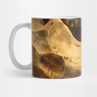 Egypt pyramid God figure on cave wall Mug